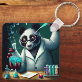 CHAVEIRO DE PANDA CIENTISTA MALUCO PERSONALIZADO