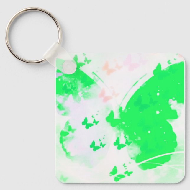 Chaveiro de Páscoa de borboletas (Frente)