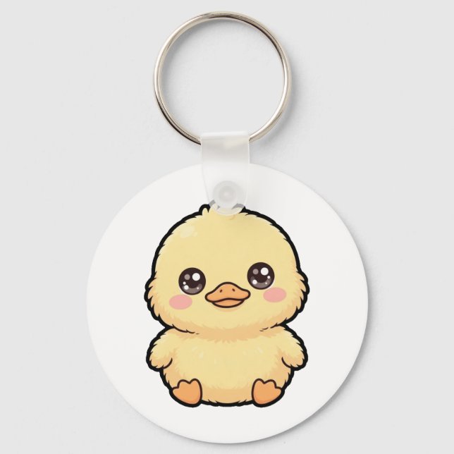 Chaveiro de Patinho Fofo (Frente)