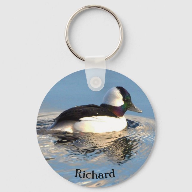 Chaveiro de Pato Bufflehead (Frente)