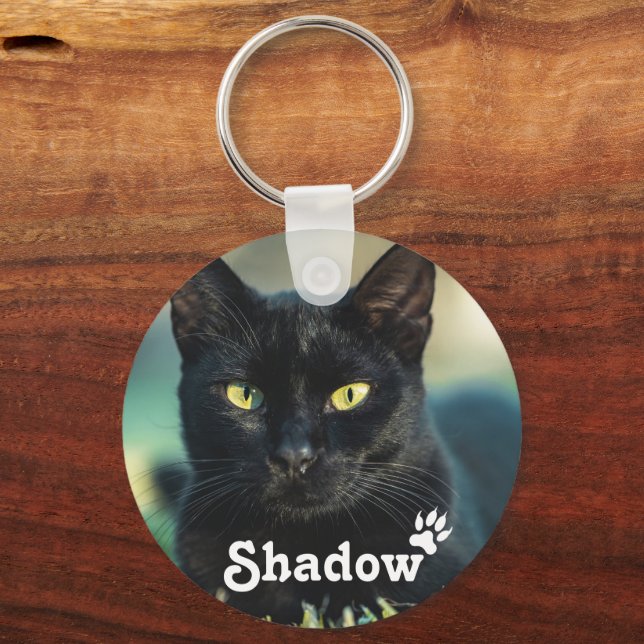 Chaveiro de Peças de Foto de Pet Personalizadas (Frente)