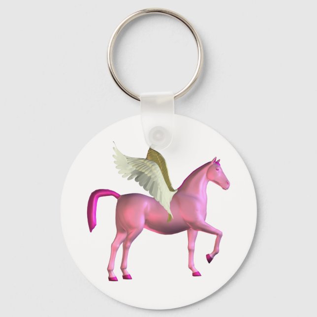 Chaveiro de Pegasus rosa (Frente)