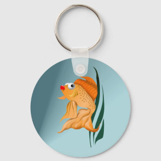 Chaveiro de Peixe Dourado rico