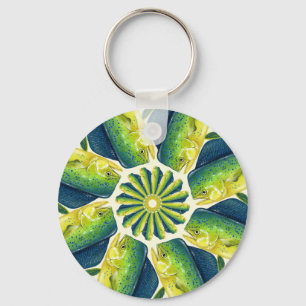 Chaveiro de peixe-golfinho (Mah Mahi)