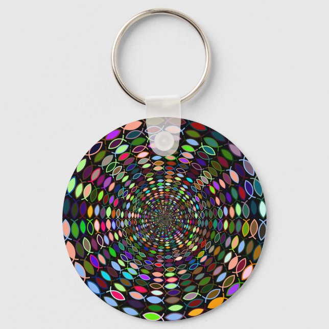 Chaveiro de Peixes Cristãos (Frente)