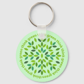 Chaveiro de pense verde