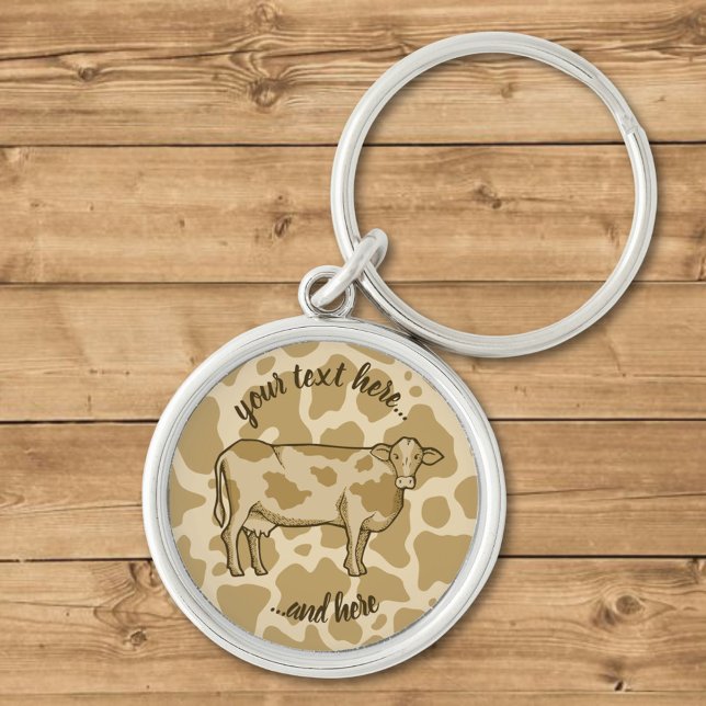 Chaveiro de Perfil de Vaca (Criador carregado)