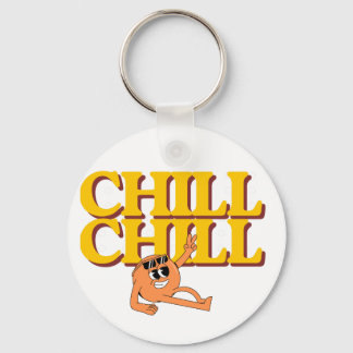 Chaveiro de Personagem de Desenho Retro Chill Chil