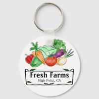 Chaveiro de Personalização do Mercado de Agriculto