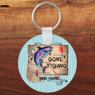 Chaveiro de pesca personalizada