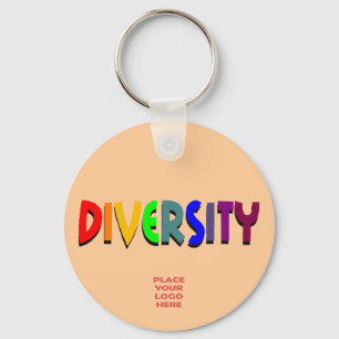Chaveiro de Pêssego Personalizado de Diversidade