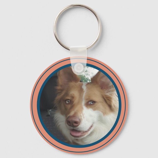 Chaveiro de Pet de Fotografia Personalizada (Frente)