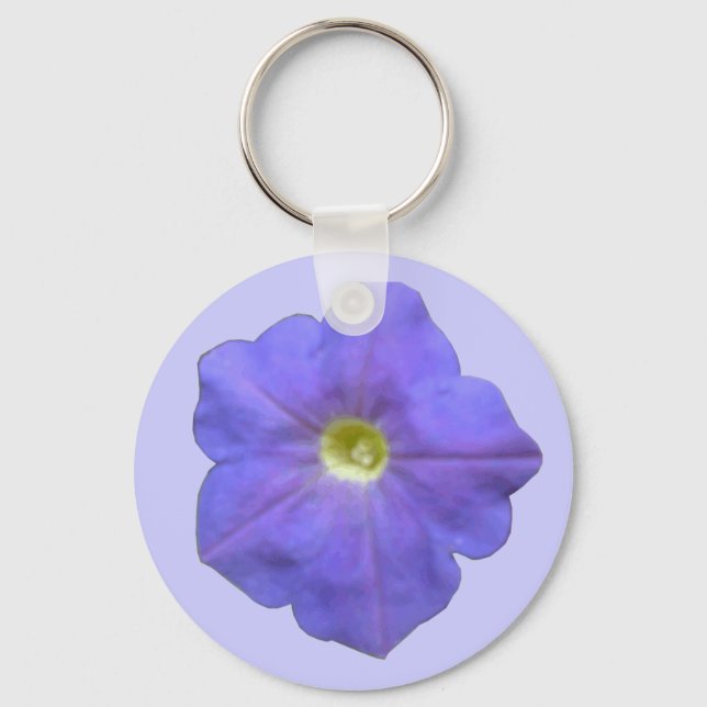 Chaveiro de Petunia Azul (Frente)