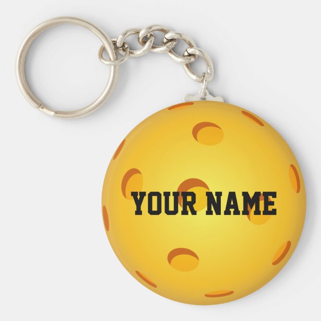 Chaveiro de Pickleball - NOME PERSONALIZADO (Frente)