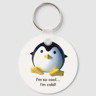 chaveiro de pinguim giro