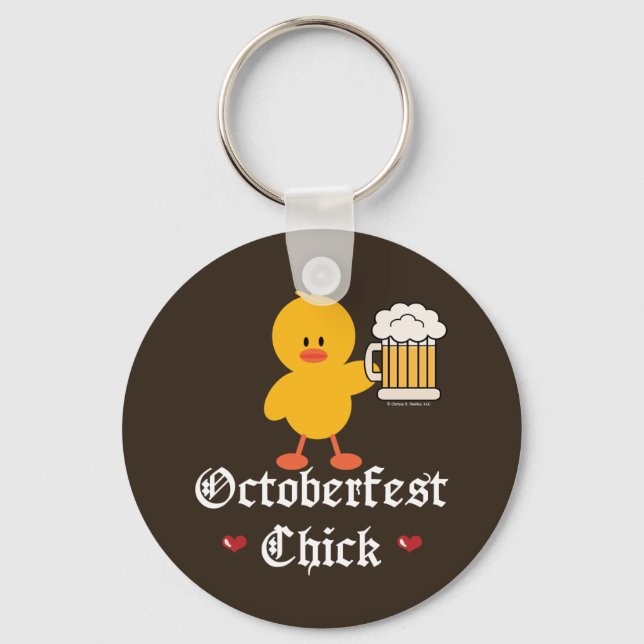 Chaveiro de Pintinho Oktoberfest (Frente)