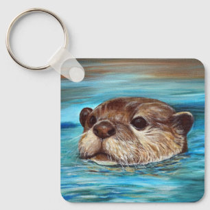 Chaveiro de pintura do Rio Otter