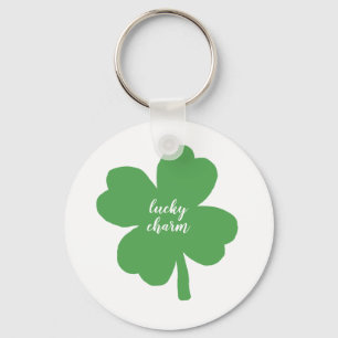 Chaveiro de Pintura em Shamrock Lucky Charm