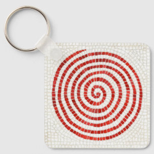 Chaveiro de PINWHEEL MOSAIC Metal Square