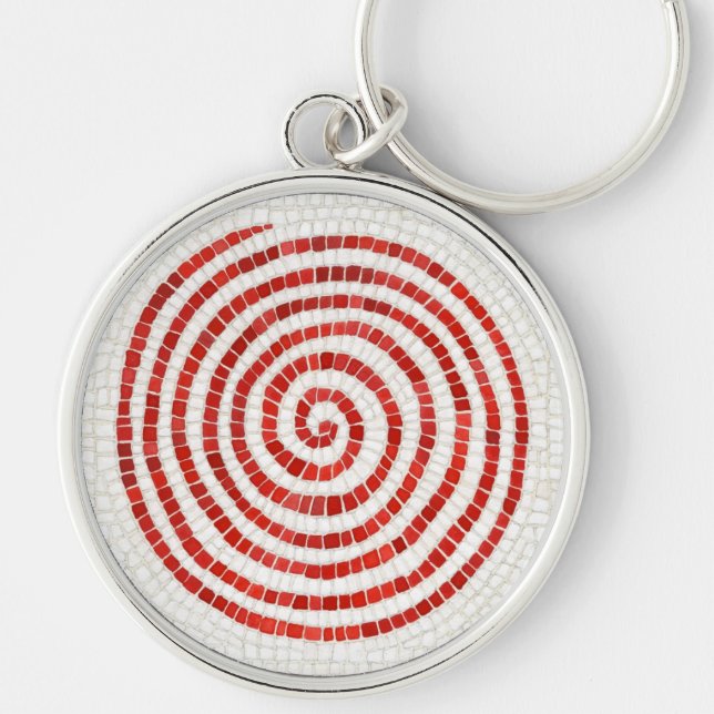 Chaveiro de PINWHEEL MOSAIC Premium Round (Frente)