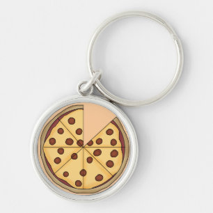 Chaveiro de pizza
