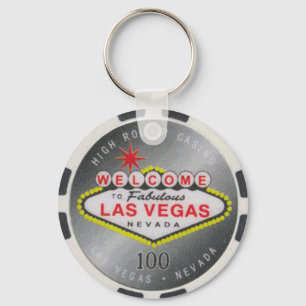 Chaveiro de Poker Chip de 100 dólares, em Las Vega