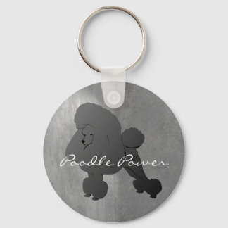 Chaveiro de Poodle Preto