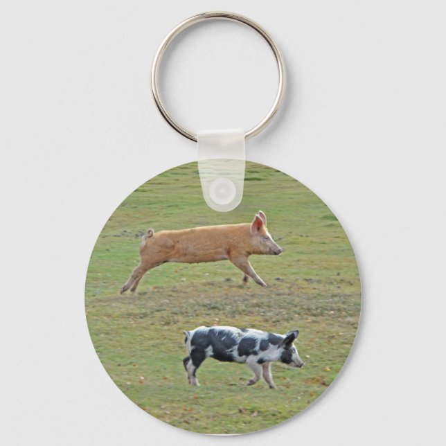 Chaveiro de porcos-voadores (Frente)