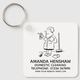 Chaveiro de Promocional de limpeza doméstica