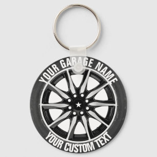 Chaveiro de Proprietário Da Garagem Ou Do Reparo D