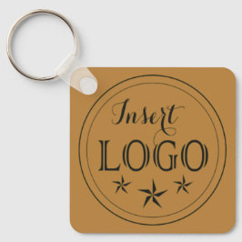 Chaveiro de quadrado de alumínio personalizado com