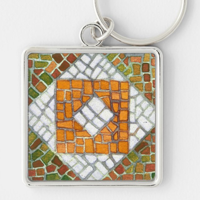 CHAVEIRO de Quadrado do OUTUMN MOSAIC Premium (Frente)