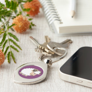 Chaveiro de Ram Metal de Cartoon Confiante