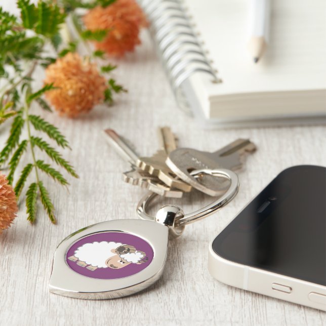 Chaveiro de Ram Metal de Cartoon Confiante (Lateral)