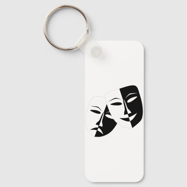 Chaveiro de retângulo metálico, 2,25" x 1,6" (Frente)