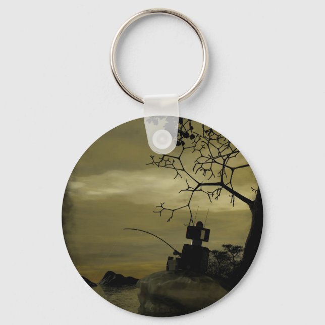 Chaveiro de Robô de Pesca (Frente)