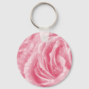 Chaveiro de Rosa Rosa Rosa Cinza