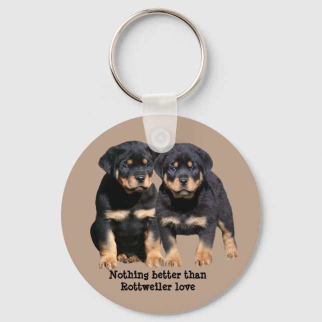 Chaveiro de Rottweiler Buddies (Frente)