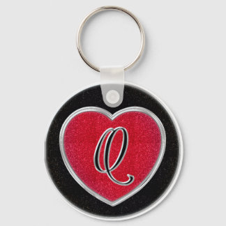 Chaveiro de Ruby e Onyx Monograma