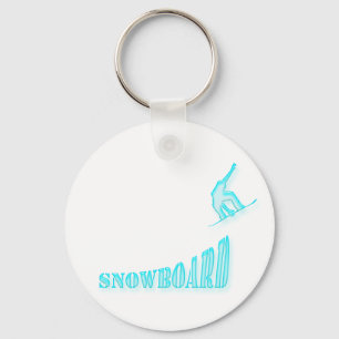 Chaveiro de salto do Snowboarder
