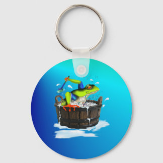 Chaveiro de Sapo de lavagem