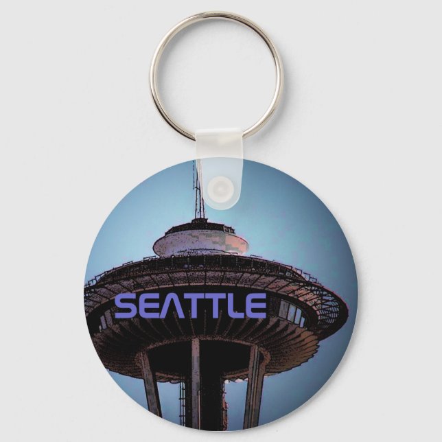 Chaveiro de Seattle (Agulha) - Personalizado (Frente)