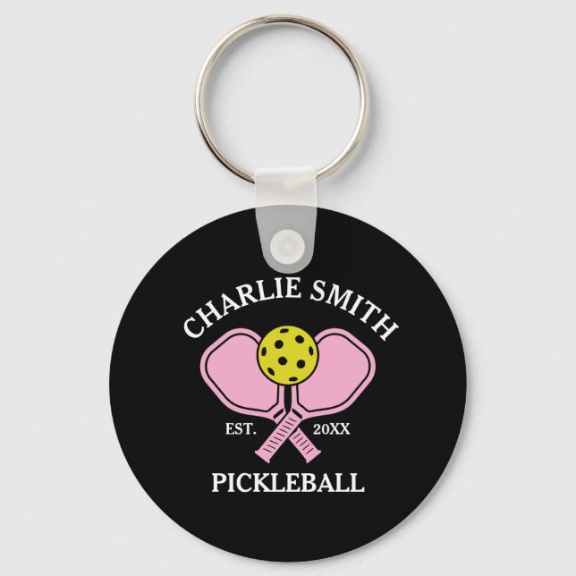 Chaveiro de Seletor de Pickleball Personalizado -  (Frente)
