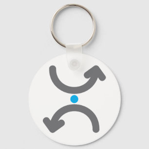 Chaveiro de Setas Curvas