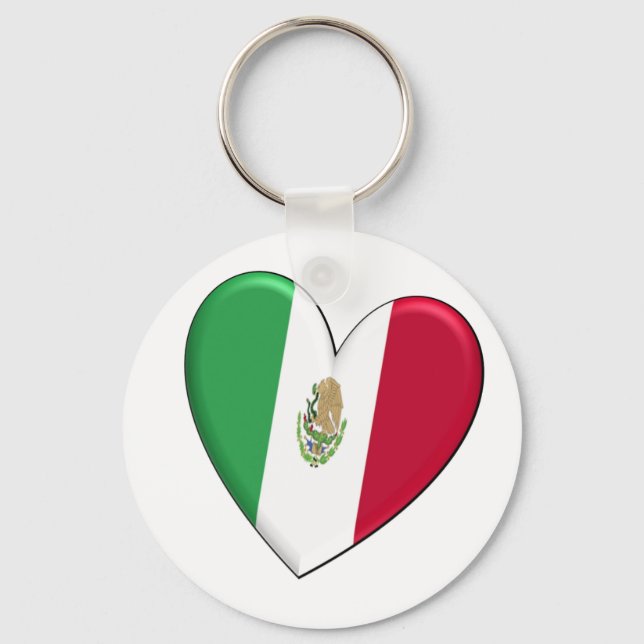 Chaveiro de Sinalizador Coração do México (Frente)