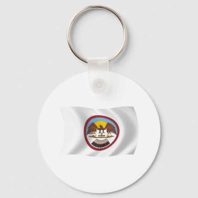 Chaveiro de Sinalizador de Tribo Ute (Frente)