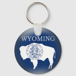 Chaveiro de Sinalizador do Estado de Wyoming