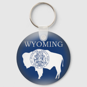 Chaveiro de Sinalizador do Estado Wyoming