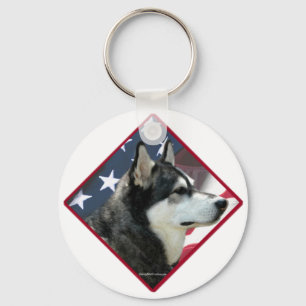 Chaveiro de Sinalizador Malamute do Alasca