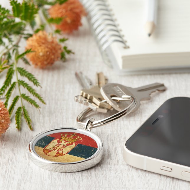 Chaveiro de Sinalizador Sérvia (Lateral)